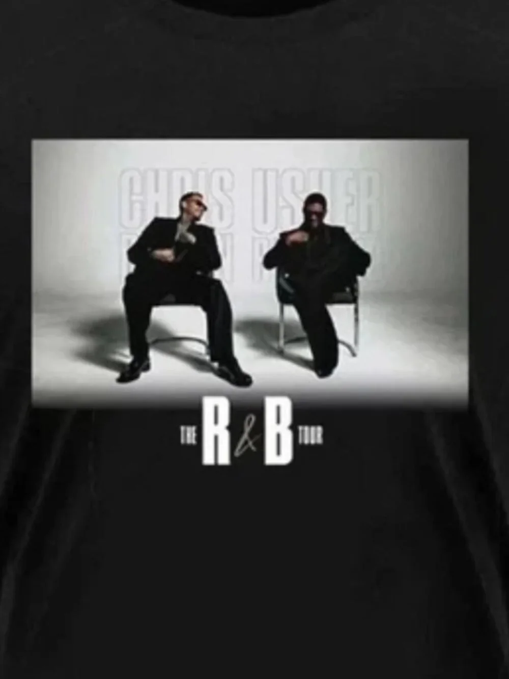 Chris Brown Usher R&B Tour 2026 Graphic T-Shirt